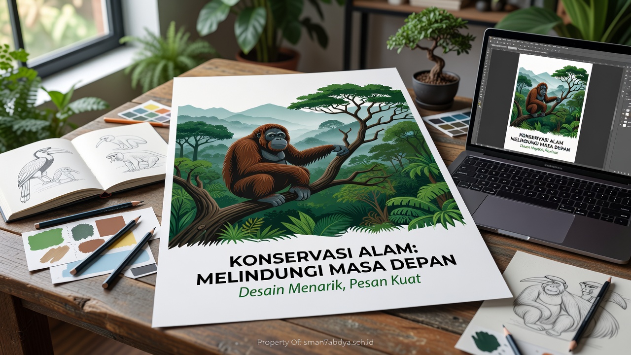 desain-poster-konservasi-alam-menarik